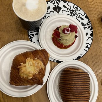 Maison Alyzee - Hazelnut croissant, almond croissant, red lady (?) - Bakeries Near Me - Mountain View, California