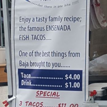 Ensenada Fish Tacos - Century City Farmers Market Menu: 5/23/2019 - Latin American Near Me - Los Angeles, California Ensenada Fish Tacos - Century City Farmers Market Menu: 5/23/2019 - Latin American Near Me - Los Angeles, California