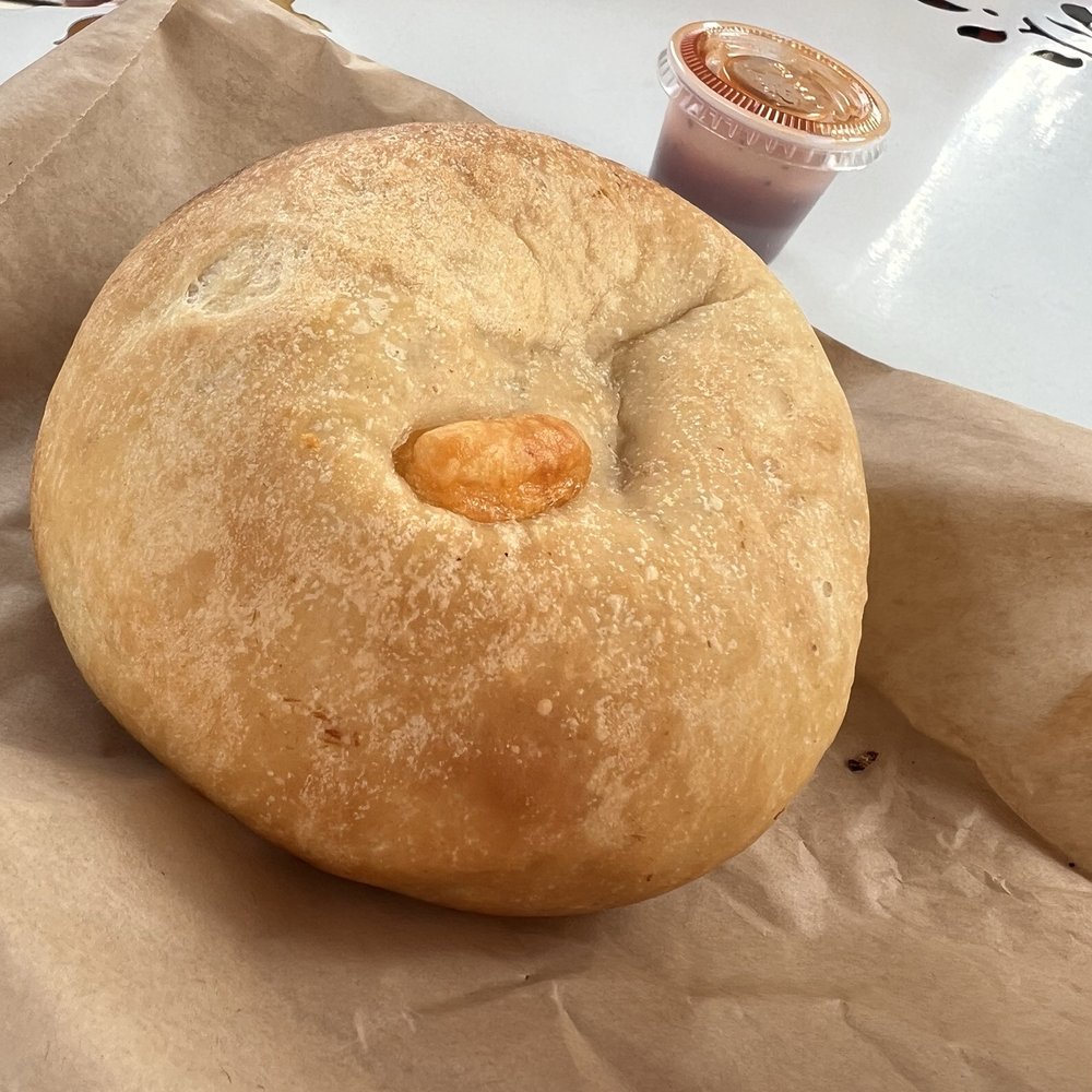 Kerlaches - Steak and cheese kolache. Yum! - Food Trucks Near Me - Austin, Texas