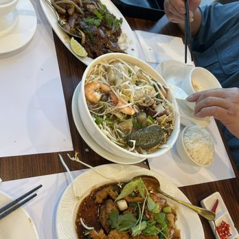 Golden Delight #1 - Bun mam, Mongolian beef, House Special Fish Fillets - Vietnamese Near Me - Rosemead, California