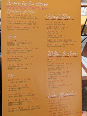 Menu photo 6 Esperanza on the Rooftop Paso Robles, CA