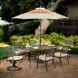 The Great Backyard Place - Agio Heritage Cast Aluminum Dining Set