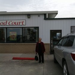 Minchow's Food Court - Parking can get tight at lunch time. That's my twin in the picture. :o)