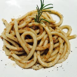 Maninpasta - Pici fatti in casa al ragù bianco