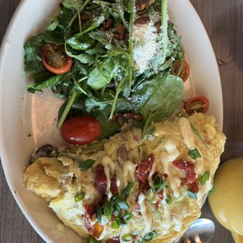 Snooze, an A.M. Eatery - Crab asparagus omelette - Breakfast & Brunch Near Me - Frisco, Texas