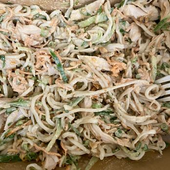 Yang’s Kitchen - January 2025 - Cold Sesame Noodles with added chicken - Asian Fusion Near Me - Alhambra, California Yang’s Kitchen - January 2025 - Cold Sesame Noodles with added chicken - Asian Fusion Near Me - Alhambra, California