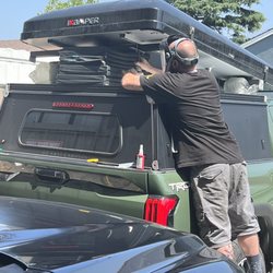 Rack Attack - Pasadena - Turk putting the finishing touches
