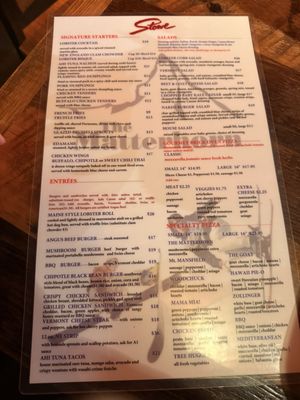 Menu photo 2 The Matterhorn Stowe, VT Menu photo 2 The Matterhorn Stowe, VT