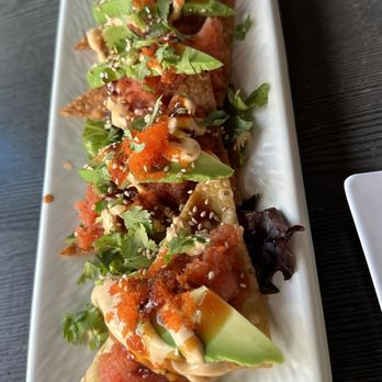Station Sushi - Spicy Tuna Nachos - Sushi Bars Near Me - Solana Beach, California