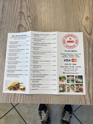 Menu photo 8 Sandwich Express Reseda, CA