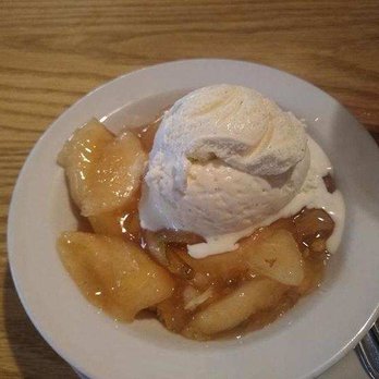 J.R.'s Log House Restaurant - Apple cobbler a la mode - Barbeque Near Me - Norcross, Georgia J.R.'s Log House Restaurant - Apple cobbler a la mode - Barbeque Near Me - Norcross, Georgia