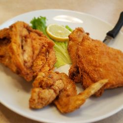 Zebb's Family Restaurant - The moist lightly breaded fried chicken
