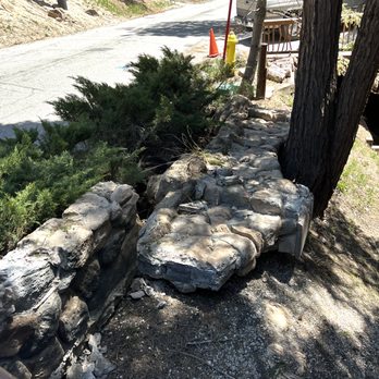 California Builders & Design - wall damaged from the storm - General Contractors Near Me - Rimforest, California