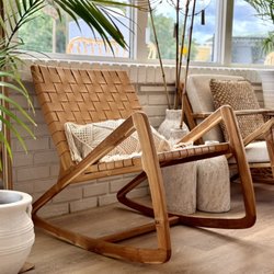 Plumeria Home Decor & Design - Indoor & outdoor chairs #teak #leather #chair