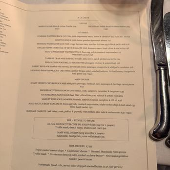The Witchery By The Castle - Menu - British Near Me - Edinburgh, EDH The Witchery By The Castle - Menu - British Near Me - Edinburgh, EDH