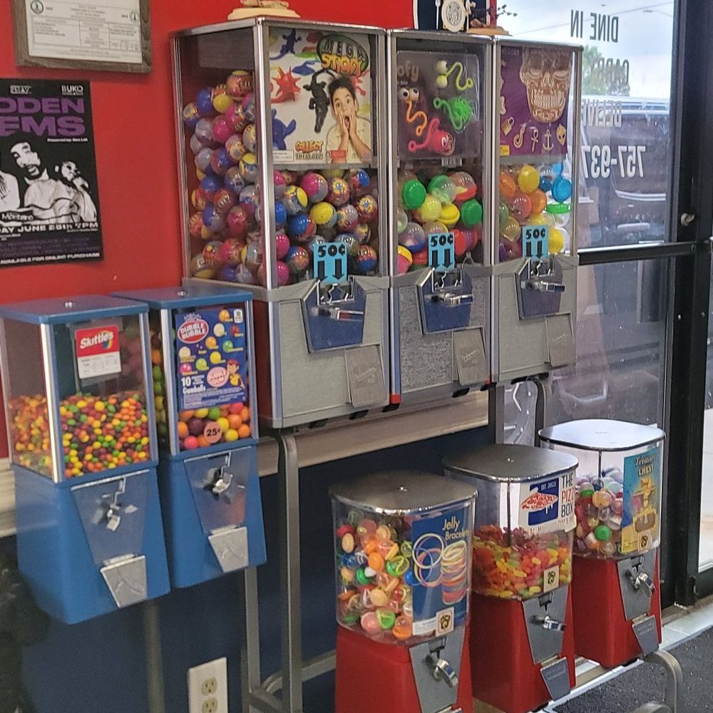 Old School candy machines