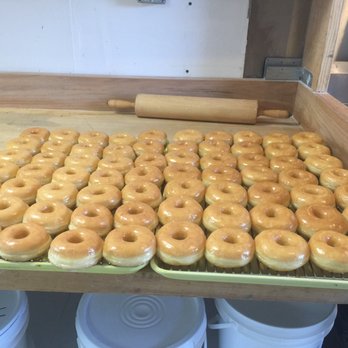 Wright Donuts - a tray of glazed doughnuts - Donuts Near Me - Lawton, Oklahoma