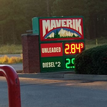 Maverik Adventure's First Stop - a gas station with a large sign - Gas Stations Near Me - Flagstaff, Arizona