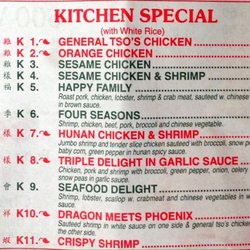 No 1 Chinese Food