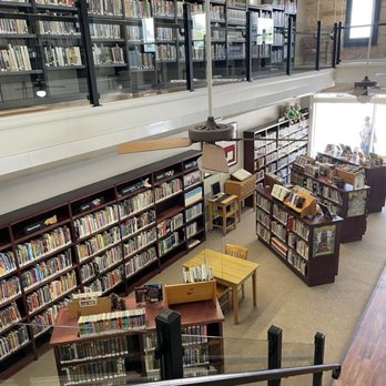 Comfort Public Library - View from the 2nd floor stairs - Libraries Near Me - Comfort, Texas