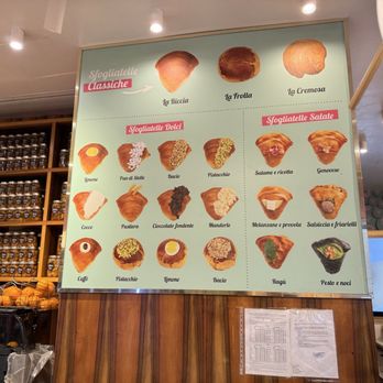Cuori di Sfogliatella - Some of the many styles of sfogliatelle they offer. - Cafes Near Me - Naples, NA