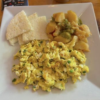 Full Moon Cafe - Huevos Pericos Con Arepa - Coffee & Tea Near Me - Sunnyside, New York Full Moon Cafe - Huevos Pericos Con Arepa - Coffee & Tea Near Me - Sunnyside, New York