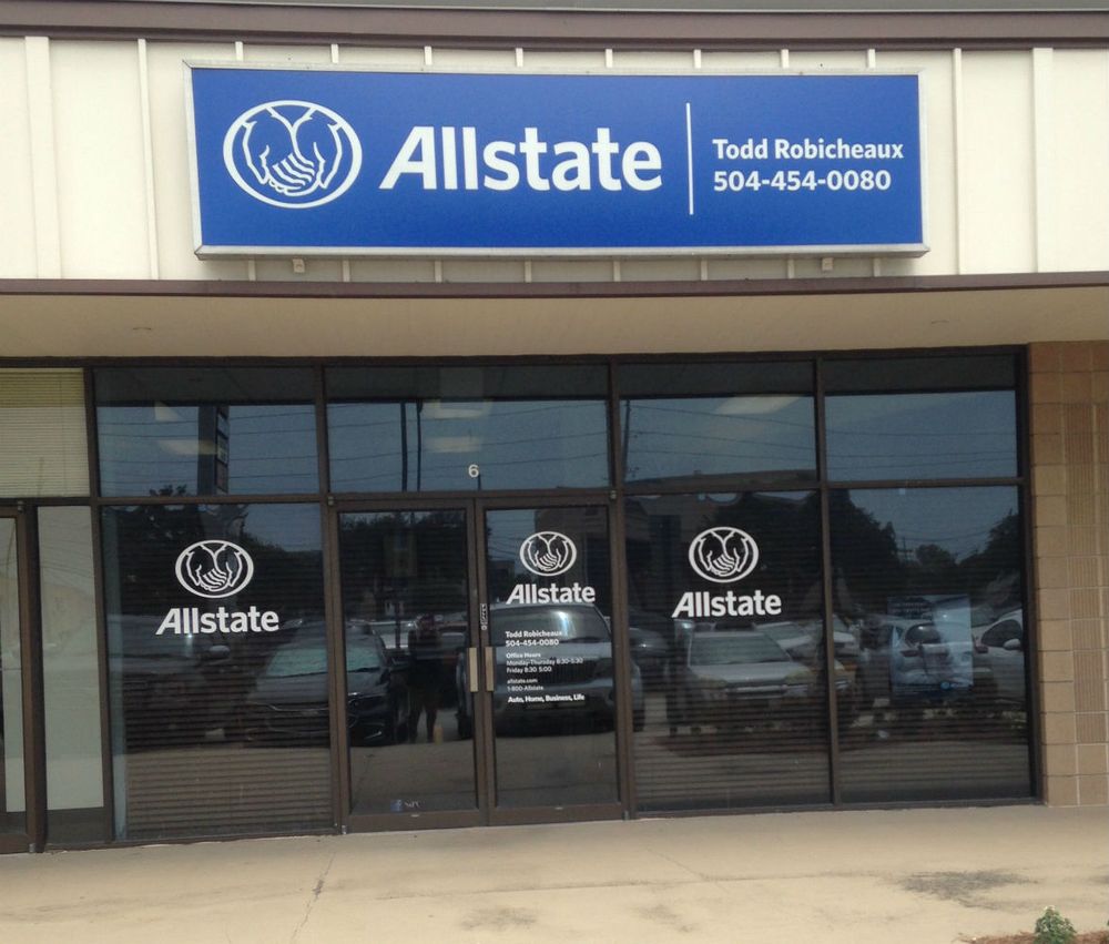 ALLSTATE INSURANCE TODD ROBICHEAUX Home & Rental Insurance 3500 N