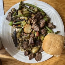 Peppermill Restaurant - Steak stirfry with vegetable and rice was full of flavours.