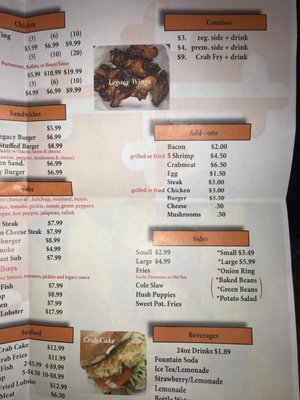 Menu photo 5 Legacy Carryout & Catering Waldorf, MD Menu photo 5 Legacy Carryout & Catering Waldorf, MD