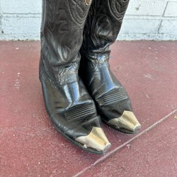 California Shoe Service - My favorite boots that were mended and cleaned!