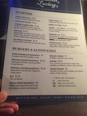 Menu photo 5 Lakewood Landing Dallas, TX Menu photo 5 Lakewood Landing Dallas, TX