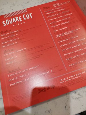 Menu photo 2 Square Cut Pizza Farmington, MN Menu photo 2 Square Cut Pizza Farmington, MN