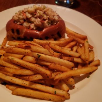 Eleven - Lobster roll with seasoned fries - New American Near Me - Pittsburgh, Pennsylvania Eleven - Lobster roll with seasoned fries - New American Near Me - Pittsburgh, Pennsylvania