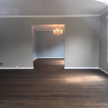 Eternity Floors - After stain applied - no finish yet - Flooring Near Me - Chicago, Illinois