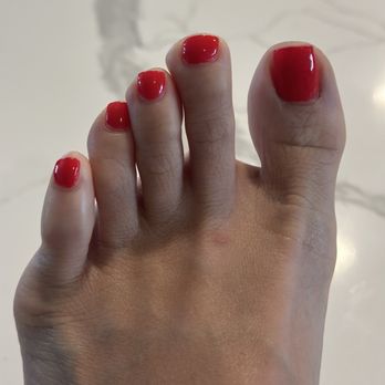 NT Nail Spa - Red orange. - Nail Salons Near Me - Modesto, California NT Nail Spa - Red orange. - Nail Salons Near Me - Modesto, California