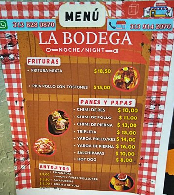 Menu photo 8 La Bodega Lincoln Park, MI