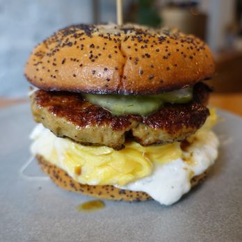 Golda - Chicken Sausage Egg & Cheese - Breakfast & Brunch Near Me - Brooklyn, New York Golda - Chicken Sausage Egg & Cheese - Breakfast & Brunch Near Me - Brooklyn, New York