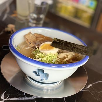 Afuri - a bowl of ramen with an egg and noodles - Ramen Near Me - Culver City, California