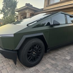 Avery OD Green Matte vinyl wrap with ceramic coating Avery OD Green Matte vinyl wrap with ceramic coating