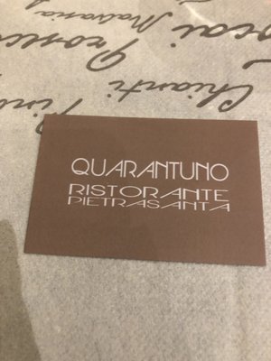 Ristorante Quarantuno by null
