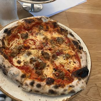 Sixty Vines - Spicy sausage pizza - Wine Bars Near Me - Winter Park, Florida Sixty Vines - Spicy sausage pizza - Wine Bars Near Me - Winter Park, Florida