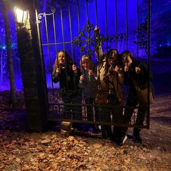 Trail of Terror - Entrance to the trail. We took the carriage ride. - Haunted Houses Near Me - Wallingford, Connecticut