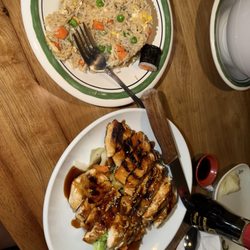 Sushi Thai - Chicken teriyaki and fried rice