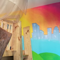 Tiny Teeth Pediatric Dentistry - Playroom stairs to slide.