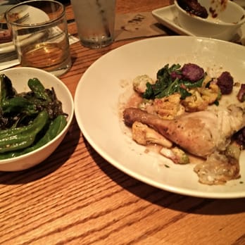 Whiskey Cake - Fire Roasted Shishitos and Rotisserie “Farm Bird” - New American Near Me - Plano, Texas