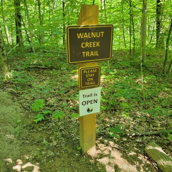 Smeck Park - Walnut Creek Trail signage at the junction - Parks Near Me - Baltimore, Ohio