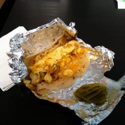 Potato egg and cheese. Very good!!