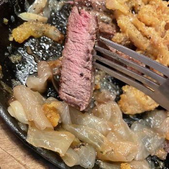 Logan's Roadhouse - The best looking piece of my "medium rare" steak. - Barbeque Near Me - Statesville, North Carolina Logan's Roadhouse - The best looking piece of my "medium rare" steak. - Barbeque Near Me - Statesville, North Carolina