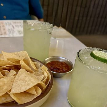 Blanco Cocina + Cantina - Very special chips! Very flavorful! And look at the size of the margarita! - Tacos Near Me - Tempe, Arizona