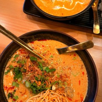 Manaao - "Khao Soi Noodle with Braised Beef" - Khao Soi Neua & "Panang Curry" Gaeng Penang - Thai Near Me - Tustin, California